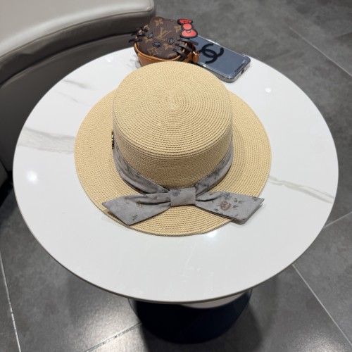 Dior Womens Straw Hat Luxury Brand Design Dior Cap with Original Box Whatsapp 【+1-3239614486】