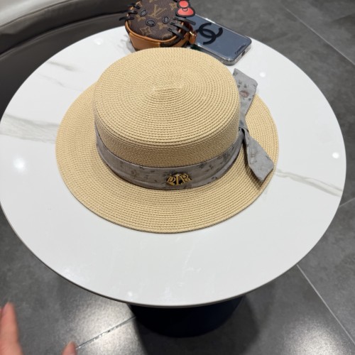 Dior Womens Straw Hat Luxury Brand Design Dior Cap with Original Box Whatsapp 【+1-3239614486】