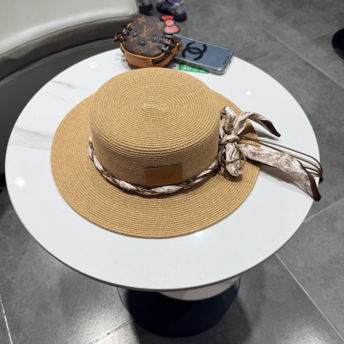 Hermes Womens Hats Luxury Brand Design Hermes Raffia Straw Hat with Original Box Whatsapp 【+1-3239614486】