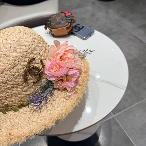 Chanel Womens Hats Luxury Brand Raffia Straw Hat with Original Box Whatsapp 【+1-3239614486】