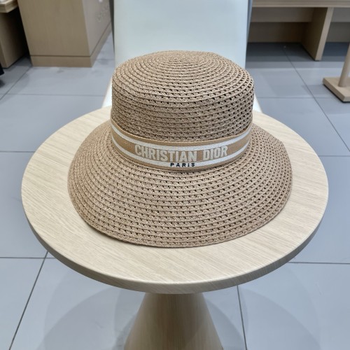 Dior Womens Straw Hat Luxury Brand Design Dior Cap with Original Box Whatsapp 【+1-3239614486】