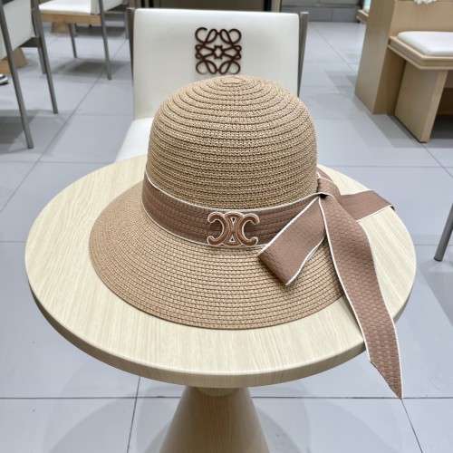Celine Womens Hats Luxury Brand Design Celine Straw Hat with Original Box Whatsapp 【+1-3239614486】