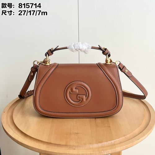 Gucci Womens Bags Shoulder Messenger Bag Luxury Brand GG GUCCI BLONDIE SMALL TOP HANDLE BAG with Original Box 815714 HAAKG 9755