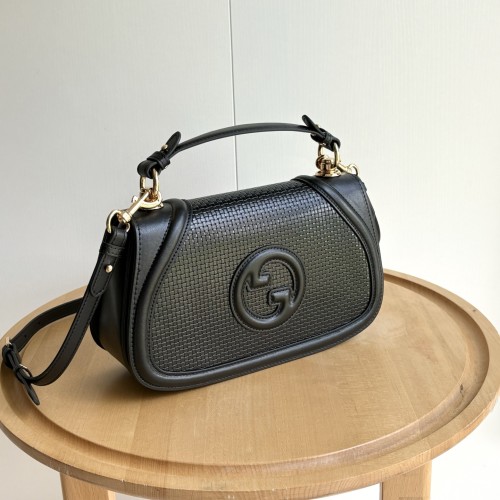 Gucci Womens Bags Shoulder Messenger Bag Luxury Brand GG GUCCI BLONDIE SMALL TOP HANDLE BAG with Original Box 815714 HAAKG 9755