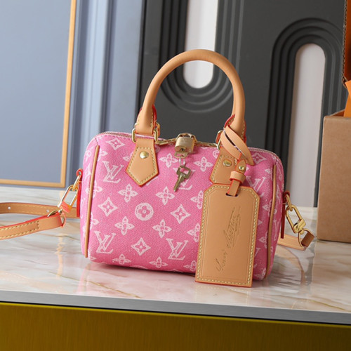 Louis Vuitton Womens Bags Luxury Brand Fashion Type M27951  Speedy Bandoulière 20 Monogram Canvas with Original Box Whatsapp【+1-3239614486】