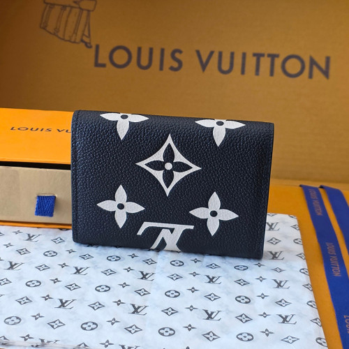Louis Vuitton Womens Bags Wallets Luxury Brand Fashion Victorine Wallet Monogram Empreinte Leather with Original Box whatsapp 【+1-3239614486】