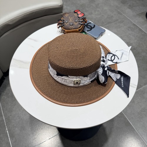 Chanel Womens Hats Luxury Brand Straw Hat with Original Box Whatsapp 【+1-3239614486】