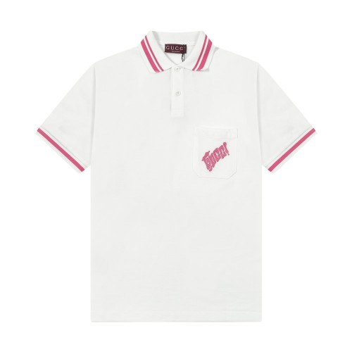 Gucci Luxury Brand Women Mens Short Sleeve Polo Shirt Top Quality Luxury Brand Whatsapp 【+1-3239614486】