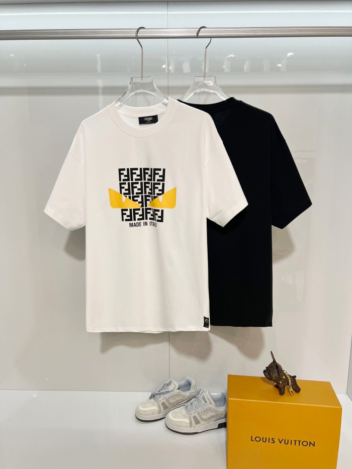 Fendi Luxury Brand Women Mens Short Sleeve T-Shirt Whatsapp 【+1-3239614486】