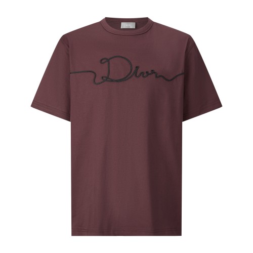 Dior Luxury Brand Women Mens Short Sleeve T-Shirt  Dior Ribbon T-Shirt Whatsapp 【+1-3239614486】
