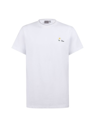 Dior Luxury Brand Women Mens Short Sleeve T-Shirt Mens T-Shirt with Daisy Embroidery, Regular Fit 683J628A3036_C089 Whatsapp 【+1-3239614486】