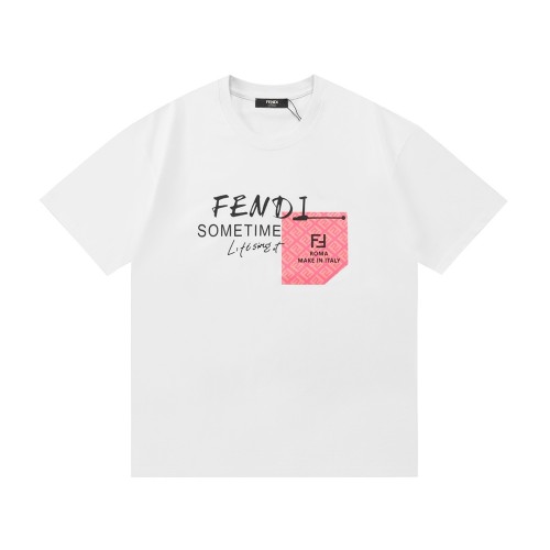 Fendi Luxury Brand Women Mens Short Sleeve T-Shirt Whatsapp 【+1-3239614486】
