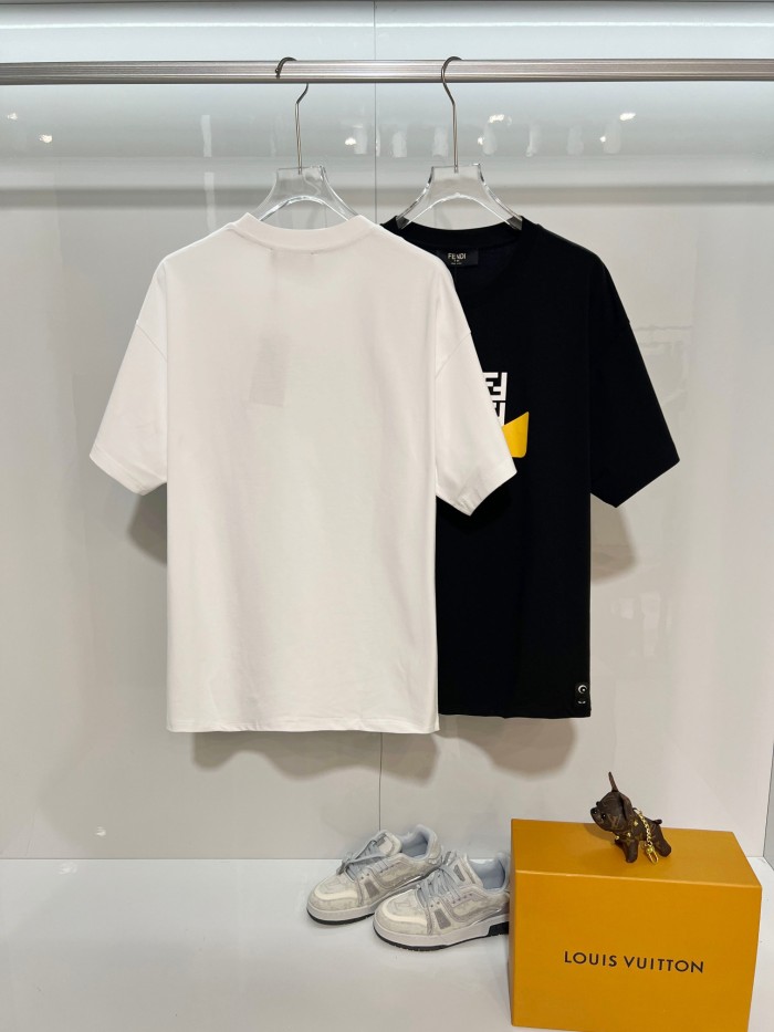 Fendi Luxury Brand Women Mens Short Sleeve T-Shirt Whatsapp 【+1-3239614486】