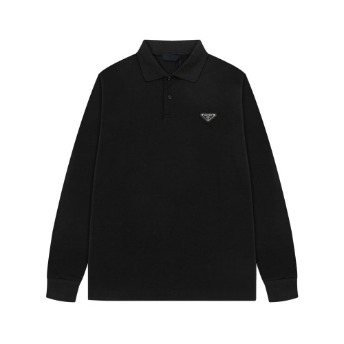 Prada Luxury Brand Men Womens Long-sleeved T-shirt Polo Shirt Whatsapp 【+1-3239614486】