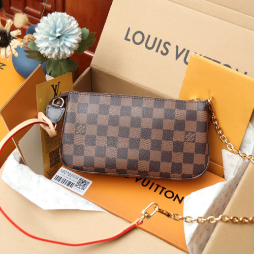 Louis Vuitton Womens Bags Luxury Brand Crossbody Bag Pochette Accessoires Monogram M82766 M40712 with Original Box
