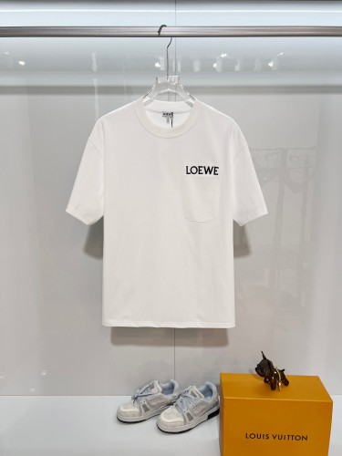 Loewe Luxury Brand Men Womens Short Sleeve T-Shirt Relaxed fit T-shirt in cotton H526Y22XDE Whatsapp 【+1-3239614486】
