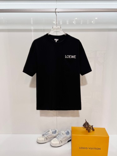 Loewe Luxury Brand Men Womens Short Sleeve T-Shirt Relaxed fit T-shirt in cotton H526Y22XDE Whatsapp 【+1-3239614486】
