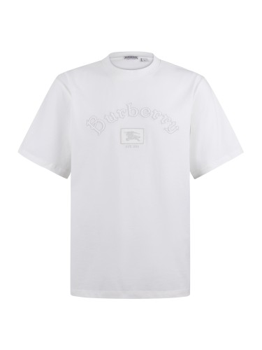 Burberry Luxury Brand Women Mens Short Sleeve T-Shirt Gothic Logo Cotton T-shirt 81160631 Whatsapp 【+1-3239614486】