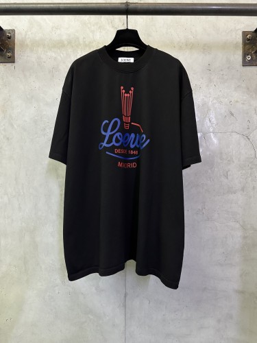 Loewe Luxury Brand Men Womens Short Sleeve T-Shirt Womens T-shirt in cotton blend S540Y22X93 Whatsapp 【+1-3239614486】