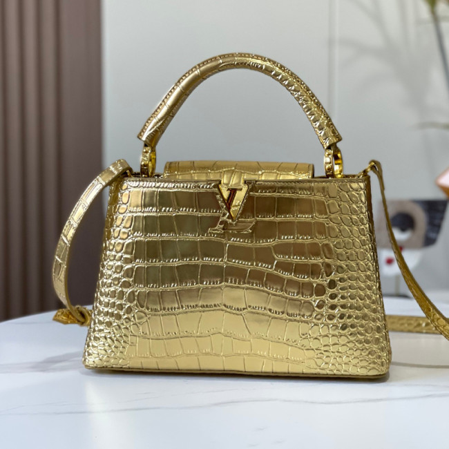 Louis Vuitton Womens Bags Handbags Luxury Brand Capucines handbag M24733 Messenger Shoulder Bags whatsapp【+1-3239614486】