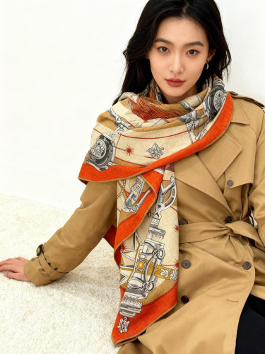 Hermes Scarves Womens Fashion Scarf Shawl Square 140 with Original Box Whatsapp【+1-3239614486】