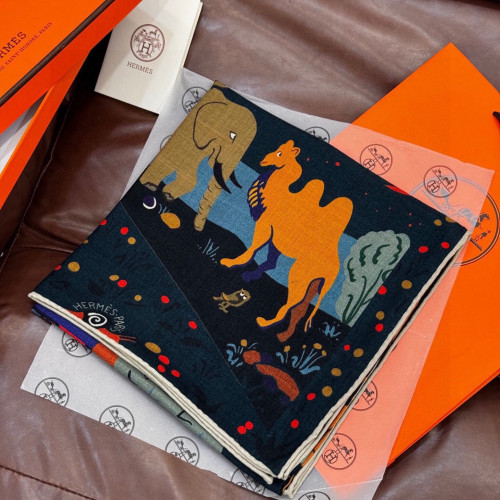 Hermes Scarves Womens Fashion Scarf Shawl Square 140 with Original Box Whatsapp【+1-3239614486】