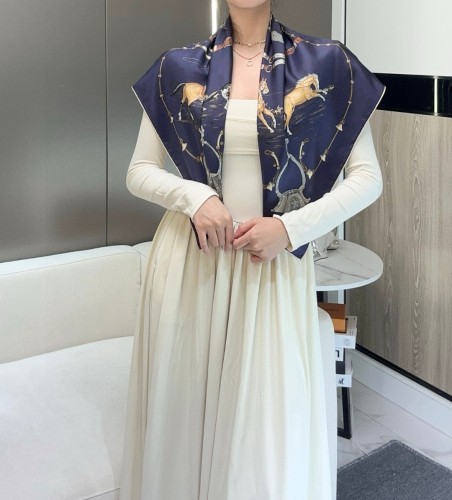 Hermes Scarves Womens Fashion Scarf Shawl Square 90 with Original Box Whatsapp【+1-3239614486】