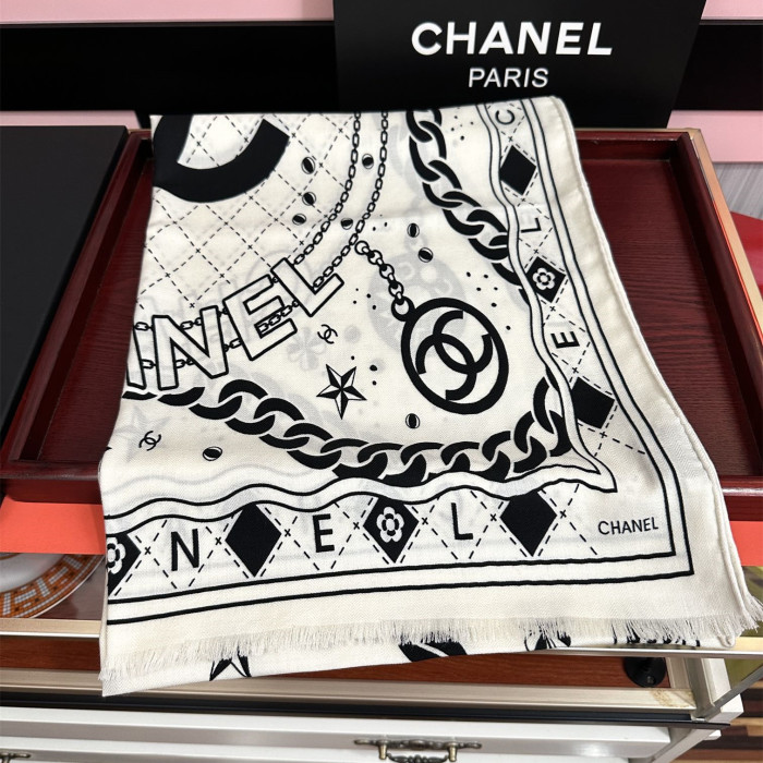 Chanel Scarves Womens Fashion Scarf with Original Box Whatsapp【+1-3239614486】