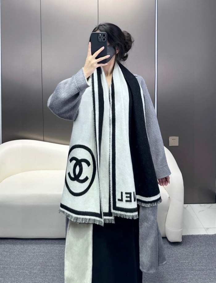 Chanel Scarves Womens Fashion Scarf with Original Box Whatsapp【+1-3239614486】