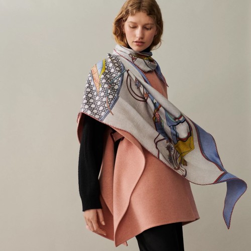Hermes Scarves Womens Fashion Scarf Shawl with Original Box Whatsapp【+1-3239614486】