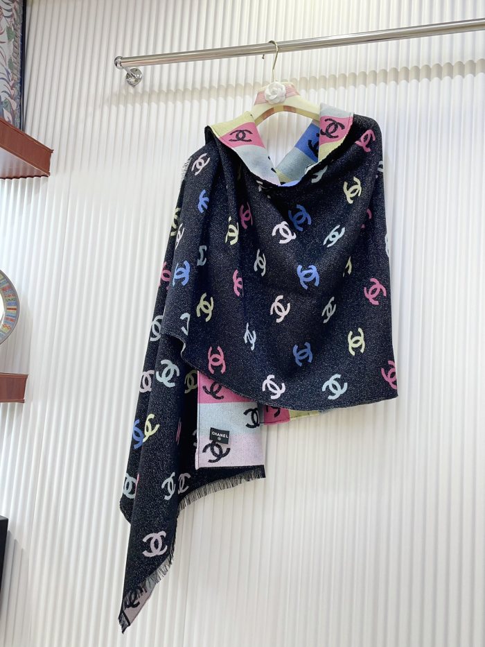 Chanel Scarves Womens Fashion Scarf with Original Box Whatsapp【+1-3239614486】