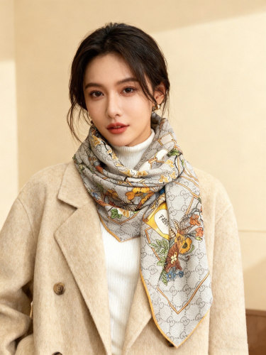 Gucci Scarves Womens Fashion Scarf Square 140 with Original Box Whatsapp【+1-3239614486】