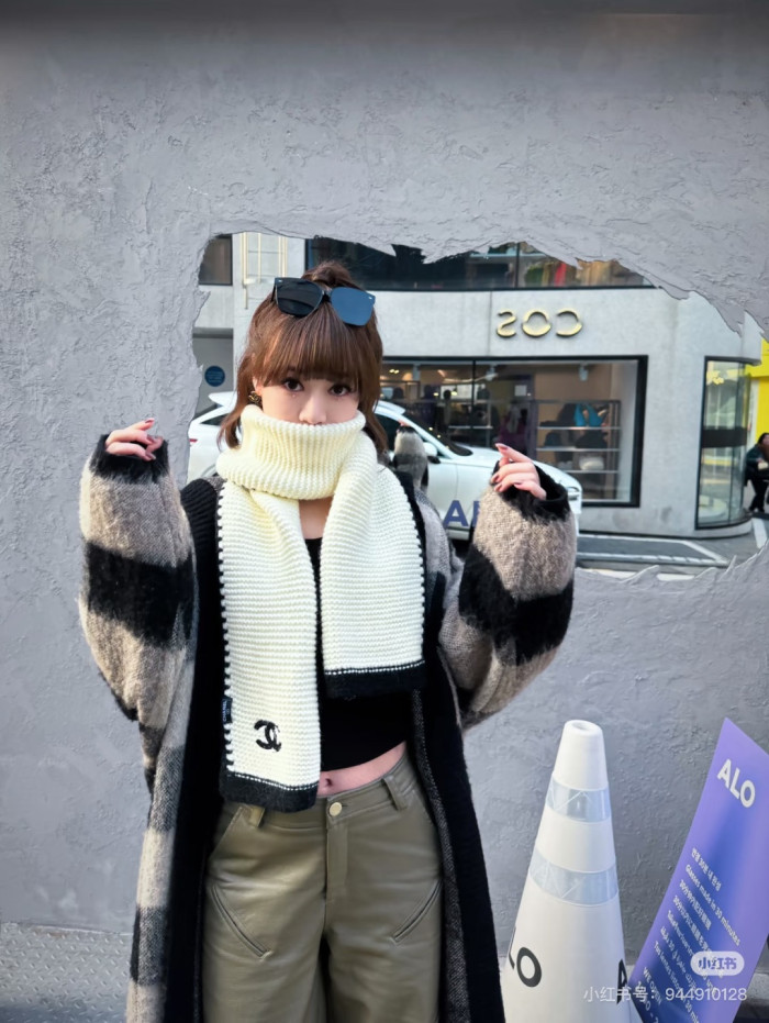 Chanel Scarves Womens Fashion Scarf with Original Box Whatsapp【+1-3239614486】