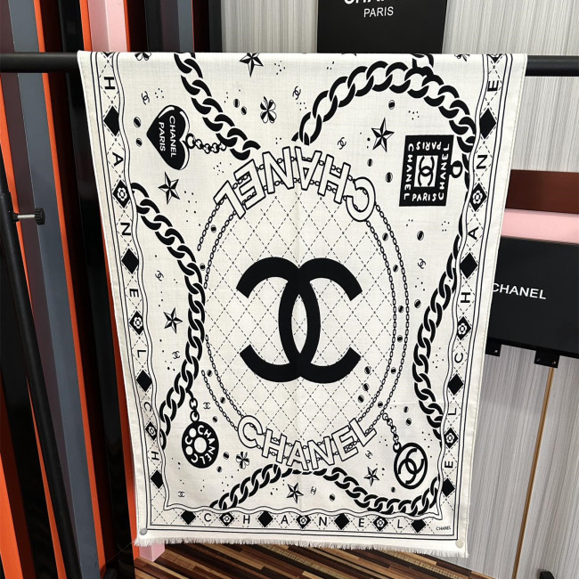 Chanel Scarves Womens Fashion Scarf with Original Box Whatsapp【+1-3239614486】