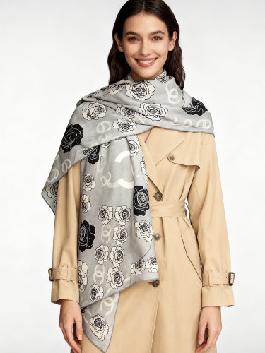 Chanel Scarves Womens Fashion Scarf Square 140 with Original Box Whatsapp【+1-3239614486】