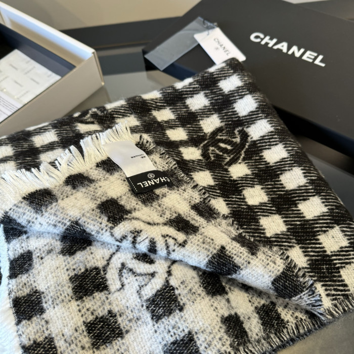 Chanel Scarves Womens Fashion Scarf with Original Box Whatsapp【+1-3239614486】
