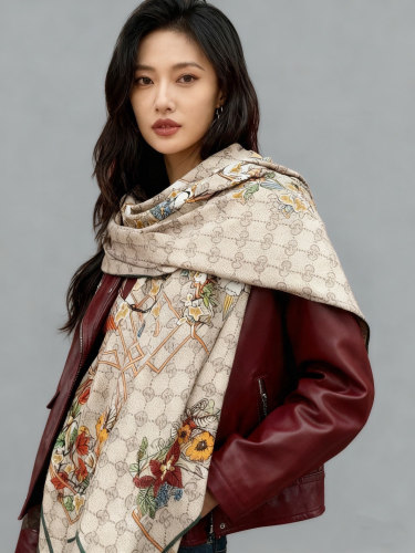 Gucci Scarves Womens Fashion Scarf Square 140 with Original Box Whatsapp【+1-3239614486】