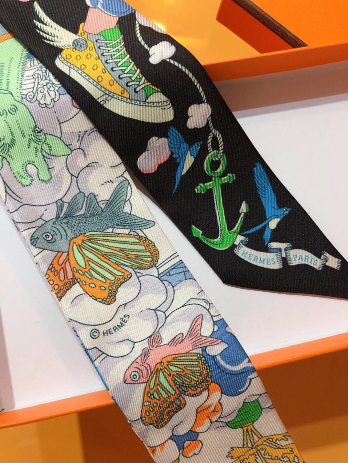 Hermes Silk Twill Scarf Womens Fashion Bandeau with Original Box Whatsapp【+1-3239614486】