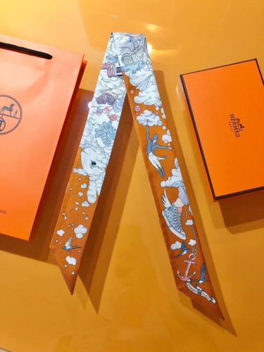 Hermes Silk Twill Scarf Womens Fashion Bandeau with Original Box Whatsapp【+1-3239614486】