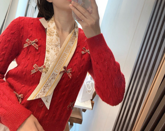 Dior Silk Twill Scarf Womens Fashion Bandeau with Original Box Whatsapp【+1-3239614486】