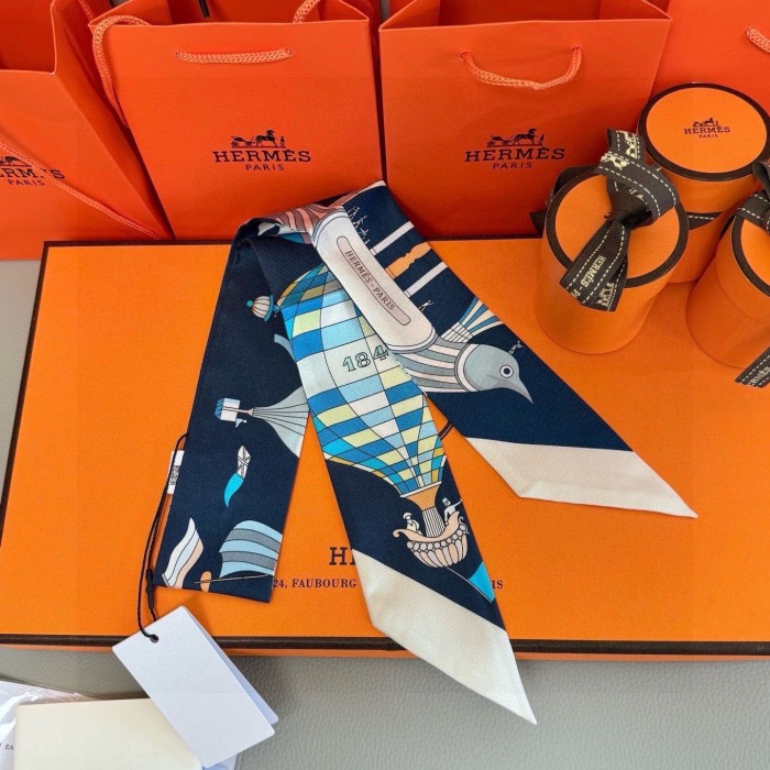 Hermes Silk Twill Scarf Womens Fashion Bandeau with Original Box Whatsapp【+1-3239614486】