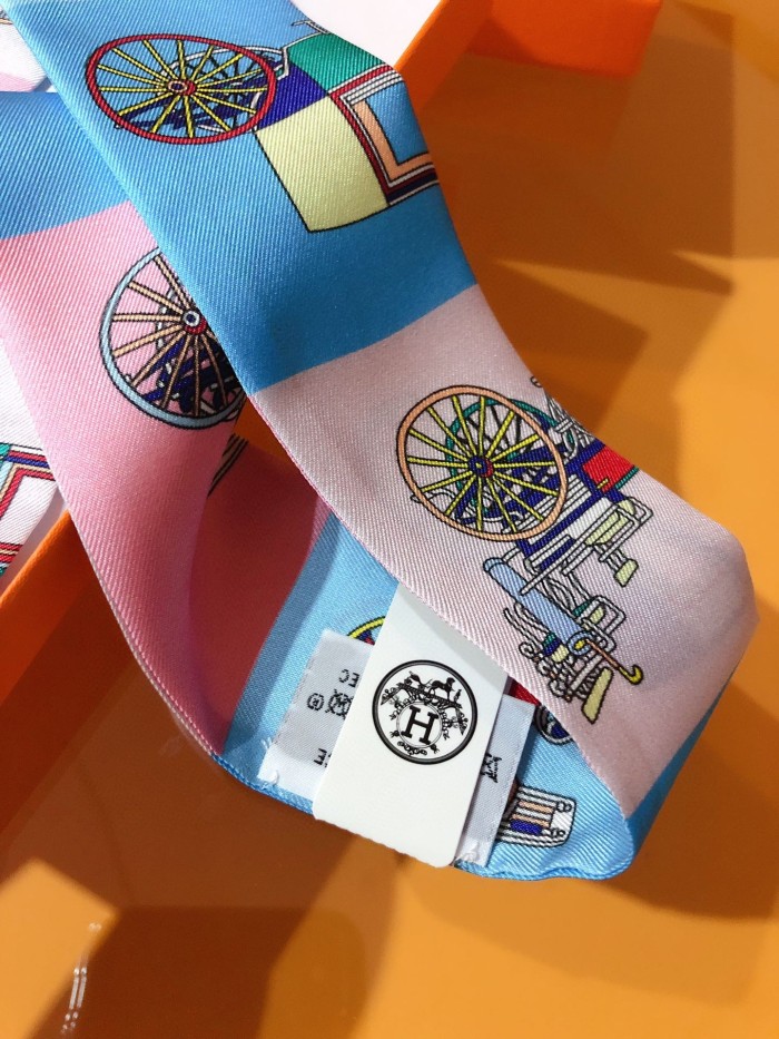 Hermes Silk Twill Scarf Womens Fashion Bandeau with Original Box Whatsapp【+1-3239614486】