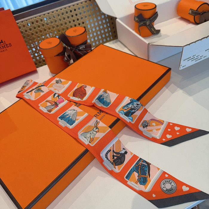 Hermes Silk Twill Scarf Womens Fashion Bandeau with Original Box Whatsapp【+1-3239614486】