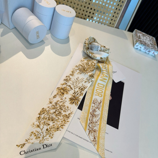 Dior Silk Twill Scarf Womens Fashion Bandeau with Original Box Whatsapp【+1-3239614486】