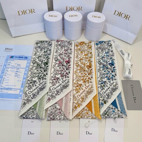 Dior Silk Twill Scarf Womens Fashion Bandeau with Original Box Whatsapp【+1-3239614486】