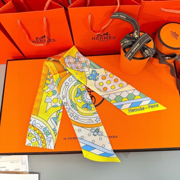 Hermes Silk Twill Scarf Womens Fashion Bandeau with Original Box Whatsapp【+1-3239614486】