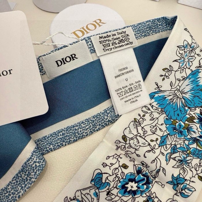 Dior Silk Twill Scarf Womens Fashion Bandeau with Original Box Whatsapp【+1-3239614486】