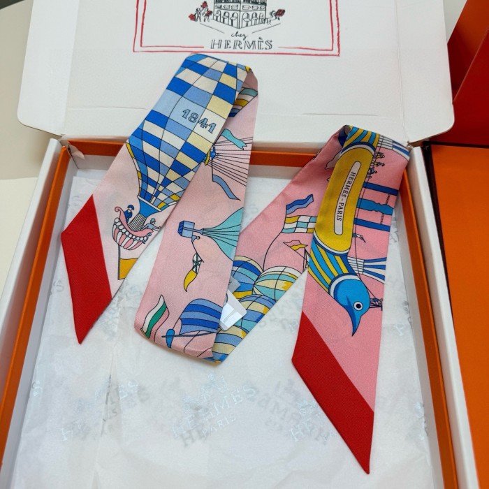 Hermes Silk Twill Scarf Womens Fashion Bandeau with Original Box Whatsapp【+1-3239614486】