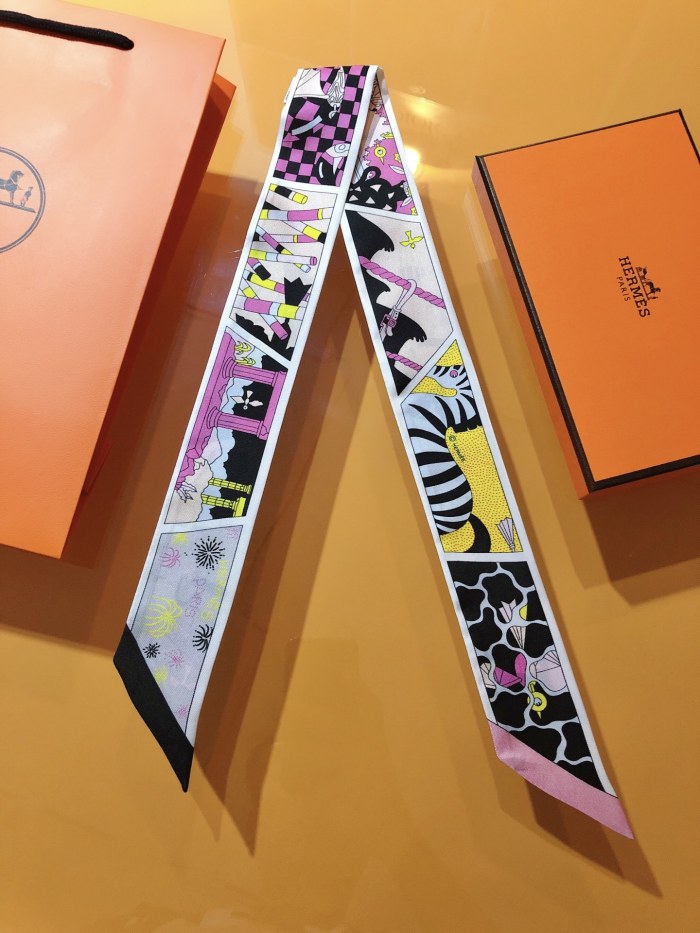 Hermes Silk Twill Scarf Womens Fashion Bandeau with Original Box Whatsapp【+1-3239614486】