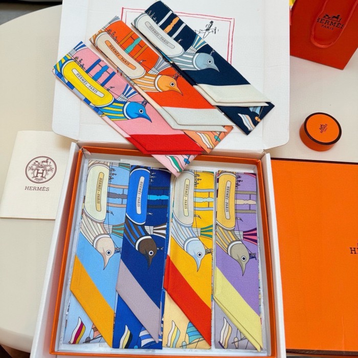 Hermes Silk Twill Scarf Womens Fashion Bandeau with Original Box Whatsapp【+1-3239614486】